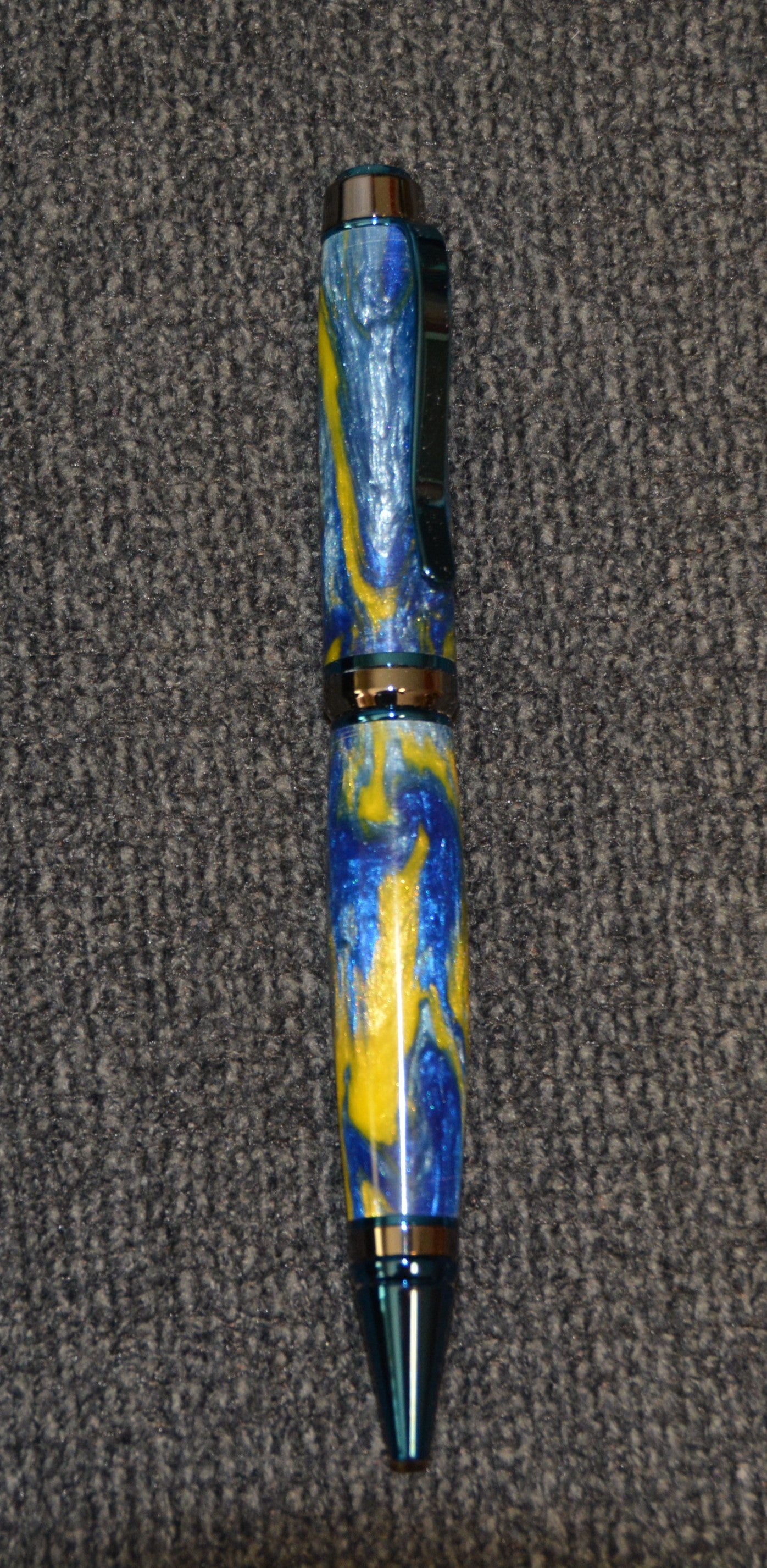 Blue Galaxy in Alumilite