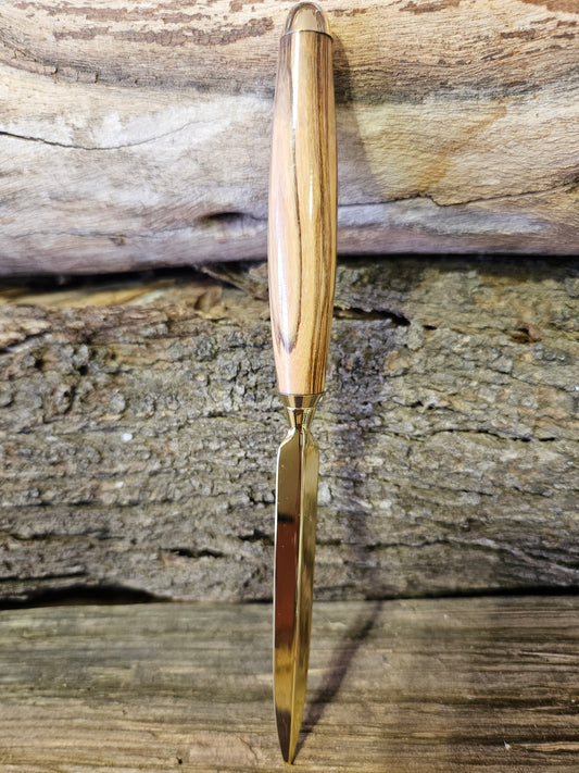 Letter Opener in Bethlehem Olive wood
